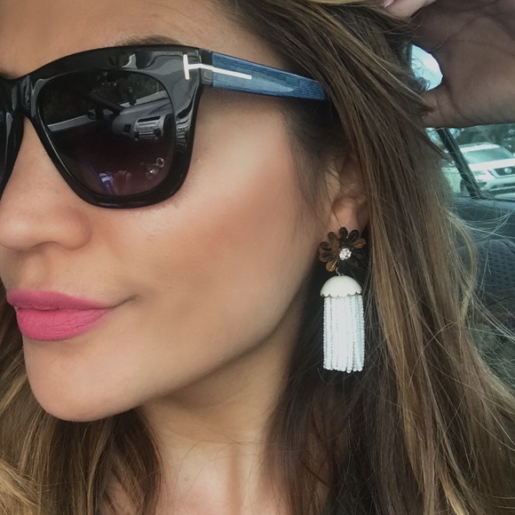 J. Crew Jewelry - HP 🎉 J. Crew Honeymoon Tassel Earrings White